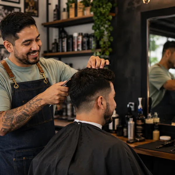 Una barbería